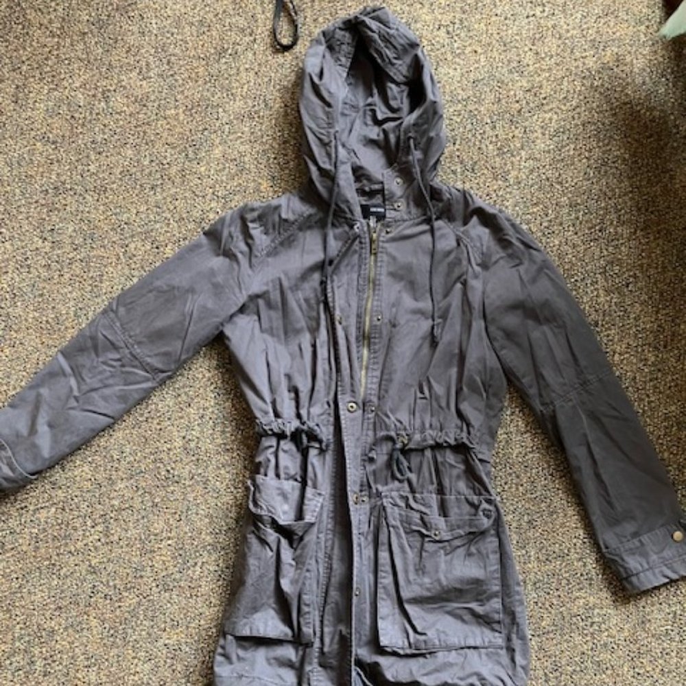 Forever 21 Gray Trench Coat